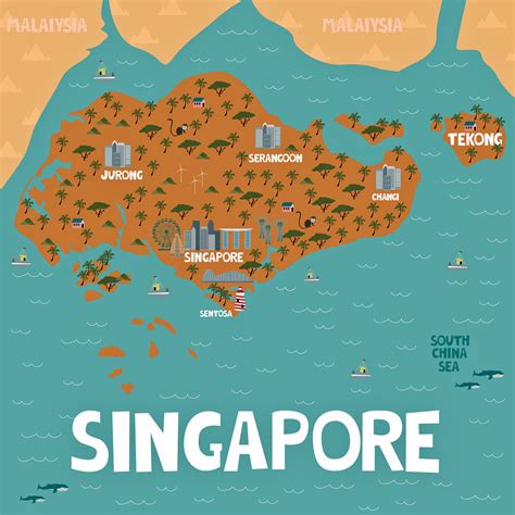 Singapore Major cities .
